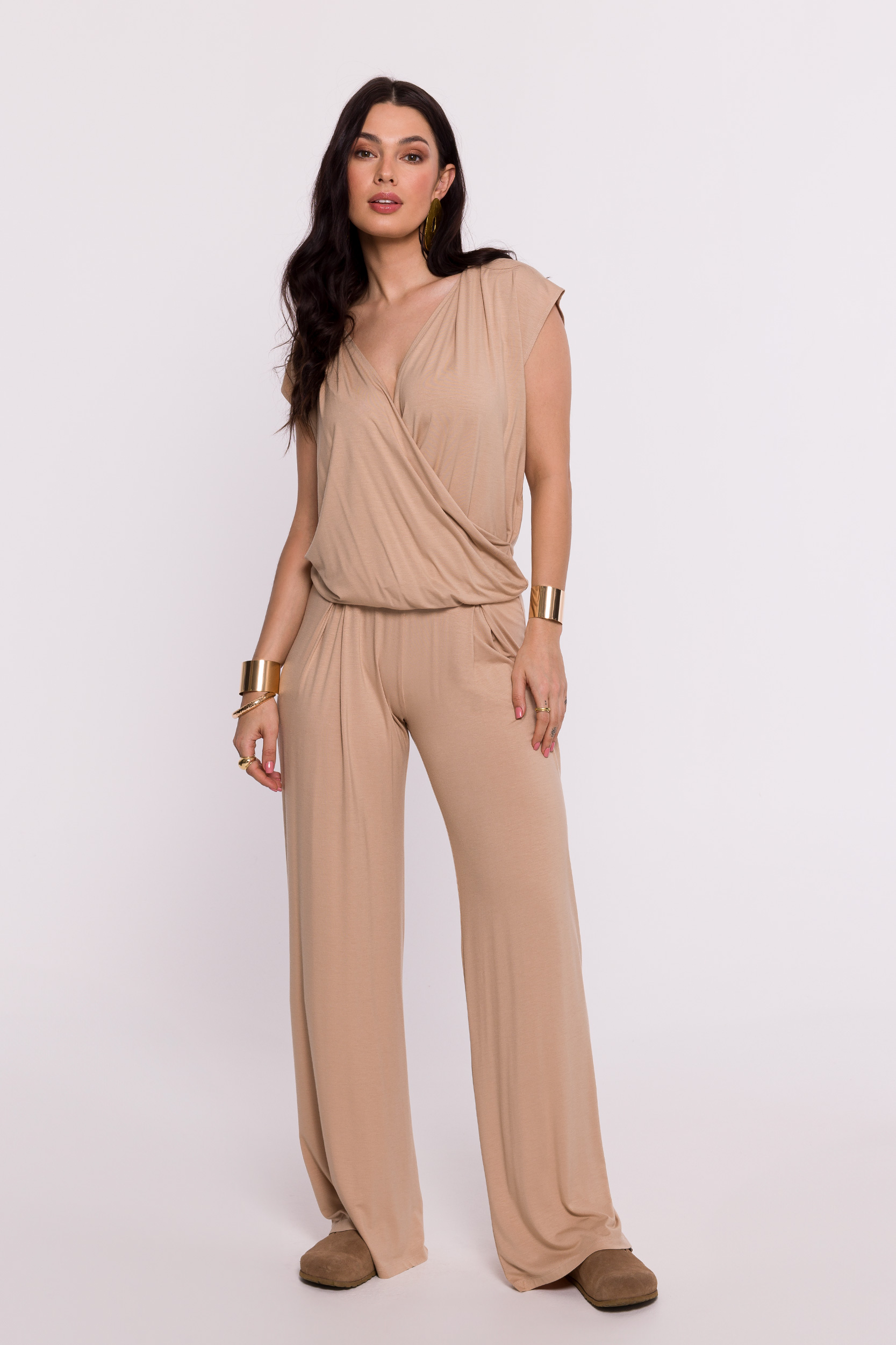 Bluzka Model B288 Beige - BeWear - obrazek 2