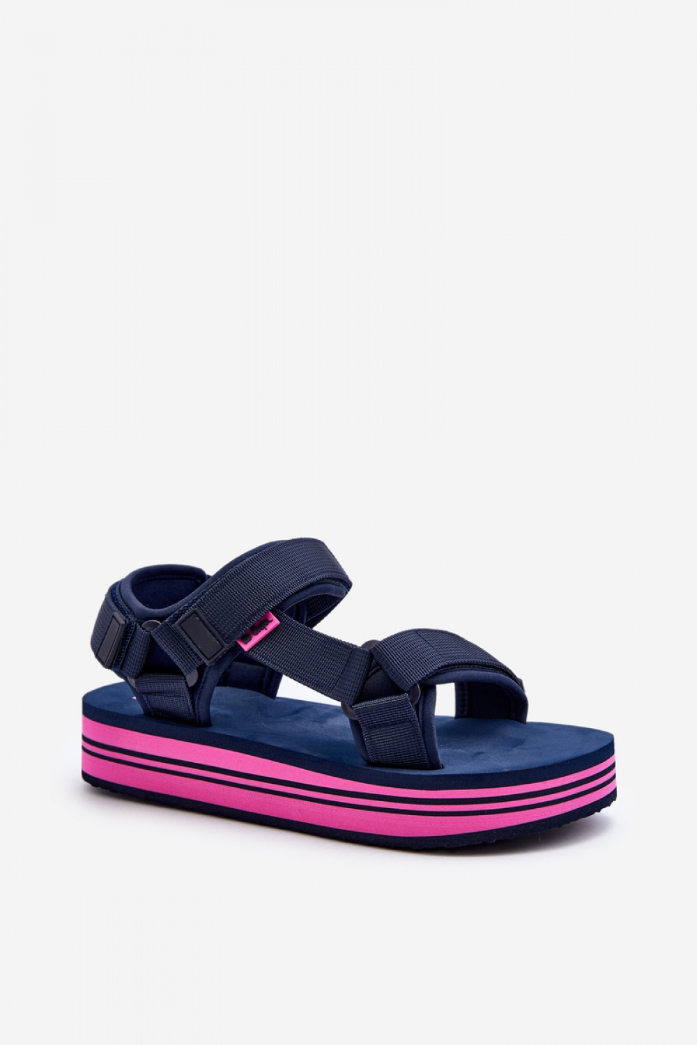 Sandały Model Lee Cooper LCW-24-05-2754L Navy/Fuksja - Step in style - obrazek 2