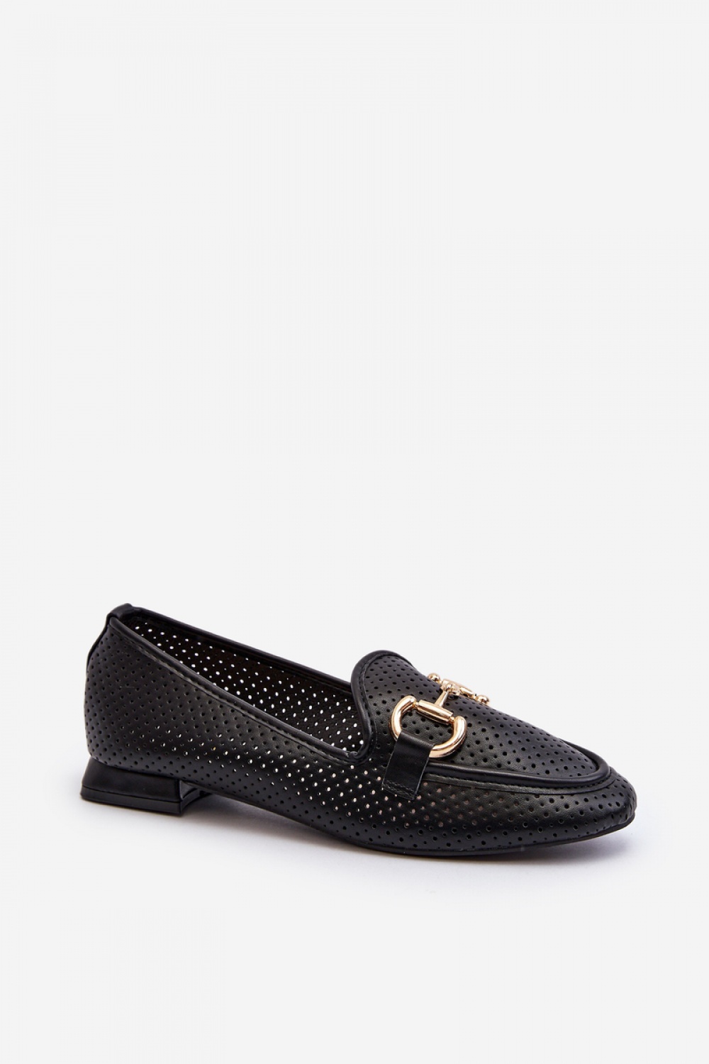 Mokasyny Model Iluvana FF-33 Black - Step in style - obrazek 2