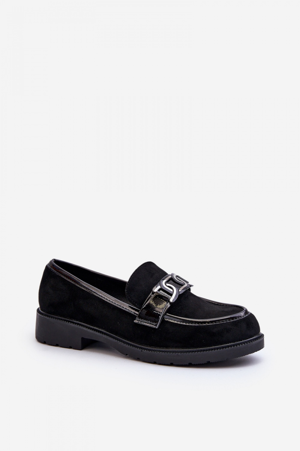 Mokasyny Model S.Barski HY350A Black - Step in style - obrazek 2