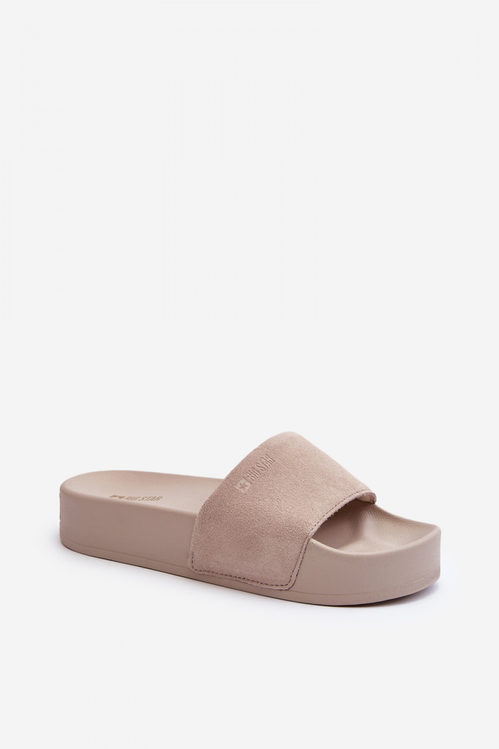 Sandał Klapki Model Big Star NN274A671 Beige - Step in style - obrazek 2