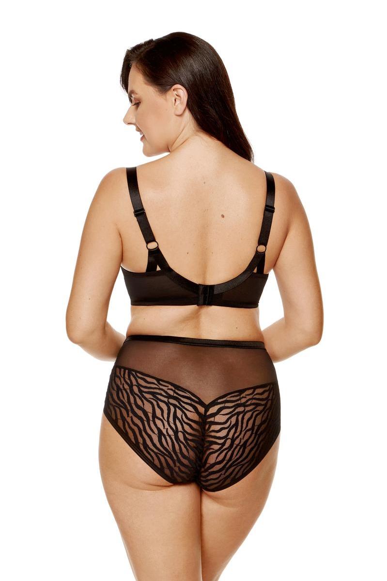 Biustonosz Soft Model Serena B2 Black/Beige - Gorteks - obrazek 4