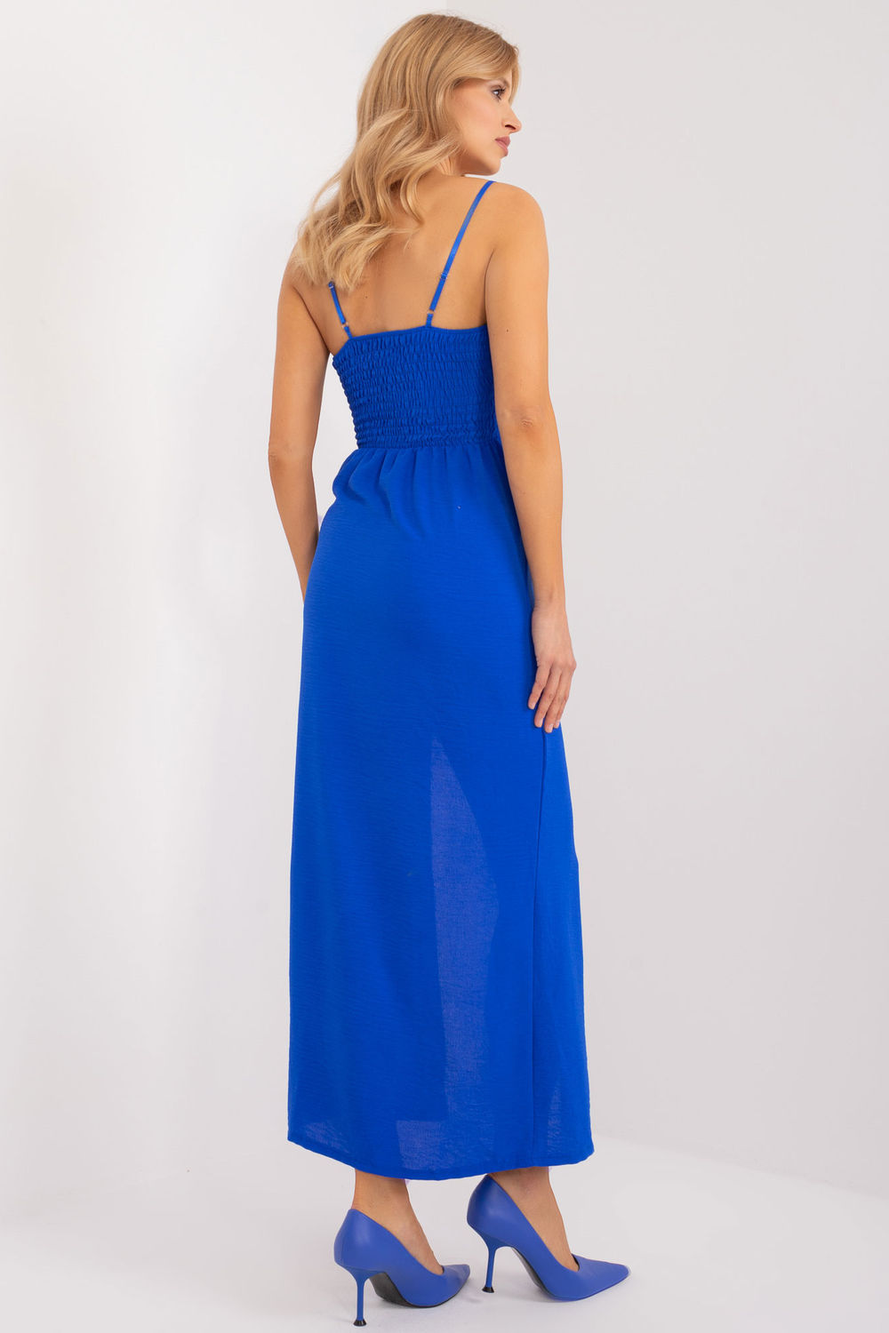 Sukienka Model DHJ-SK-18992.16X Cobalt - Italy Moda - obrazek 3