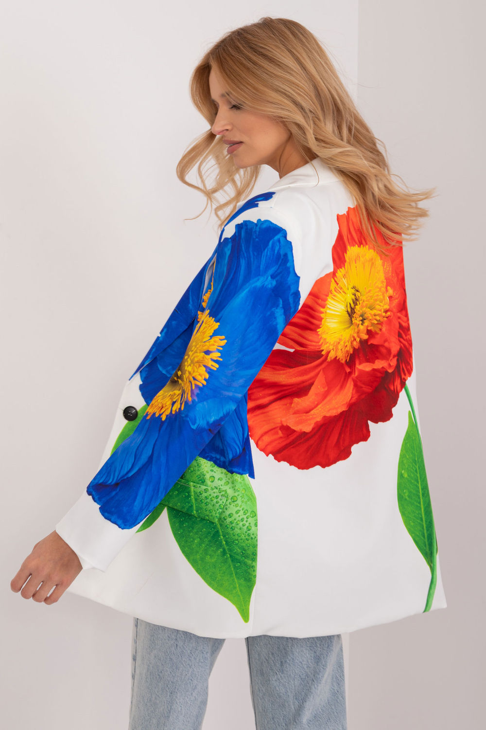 Marynarka Model DHJ-MA-18525-19.12X Ecru - Italy Moda - obrazek 3