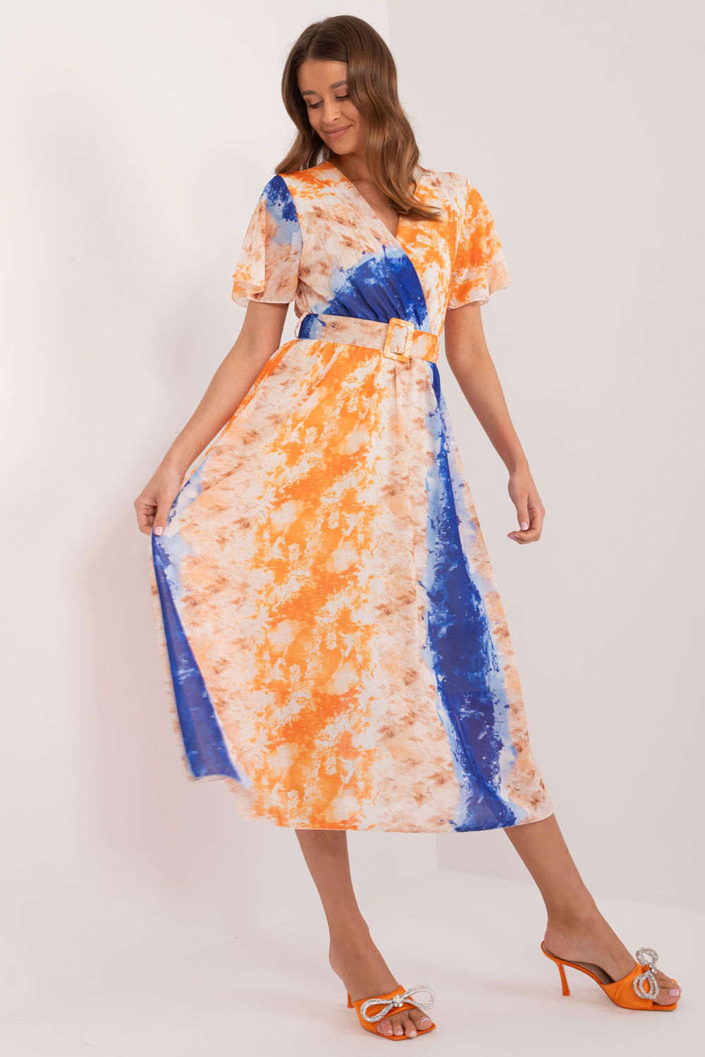 Sukienka Model DHJ-SK-15967-2.86 Orange - Italy Moda - obrazek 2