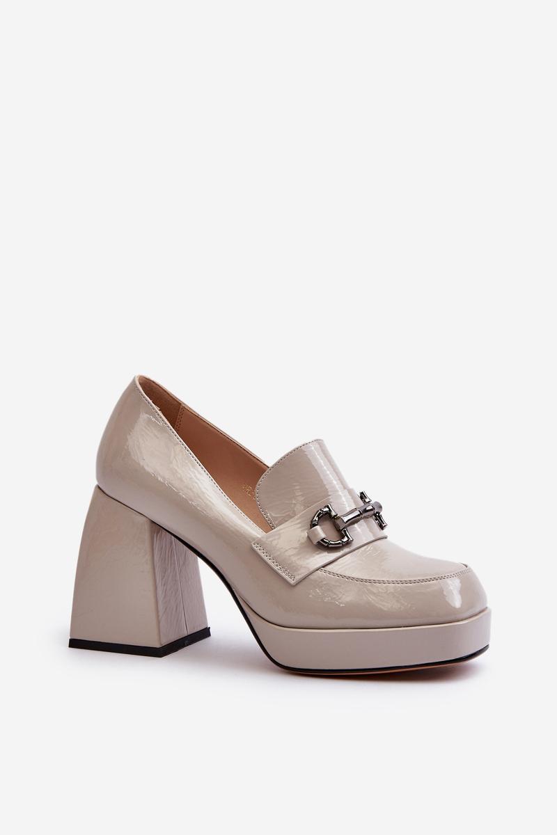 Półbuty Model DA MR38-906 Grey - Step in style - obrazek 2