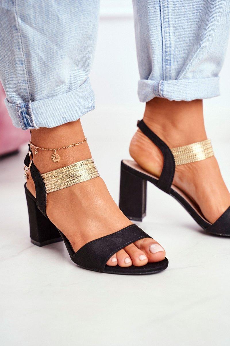 Sandały Model Enjoy GD-169 Black - Step in style - obrazek 2