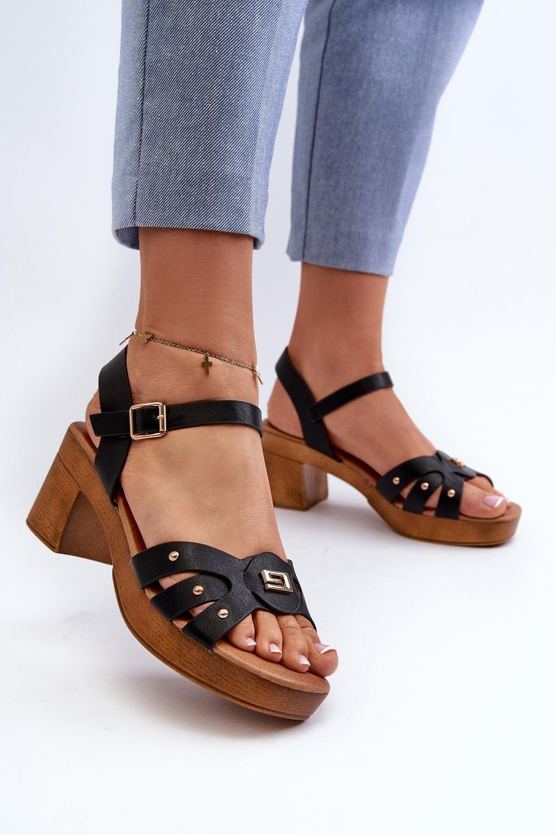 Sandały Model Assames 24SD98-6758 Black - Step in style - obrazek 3