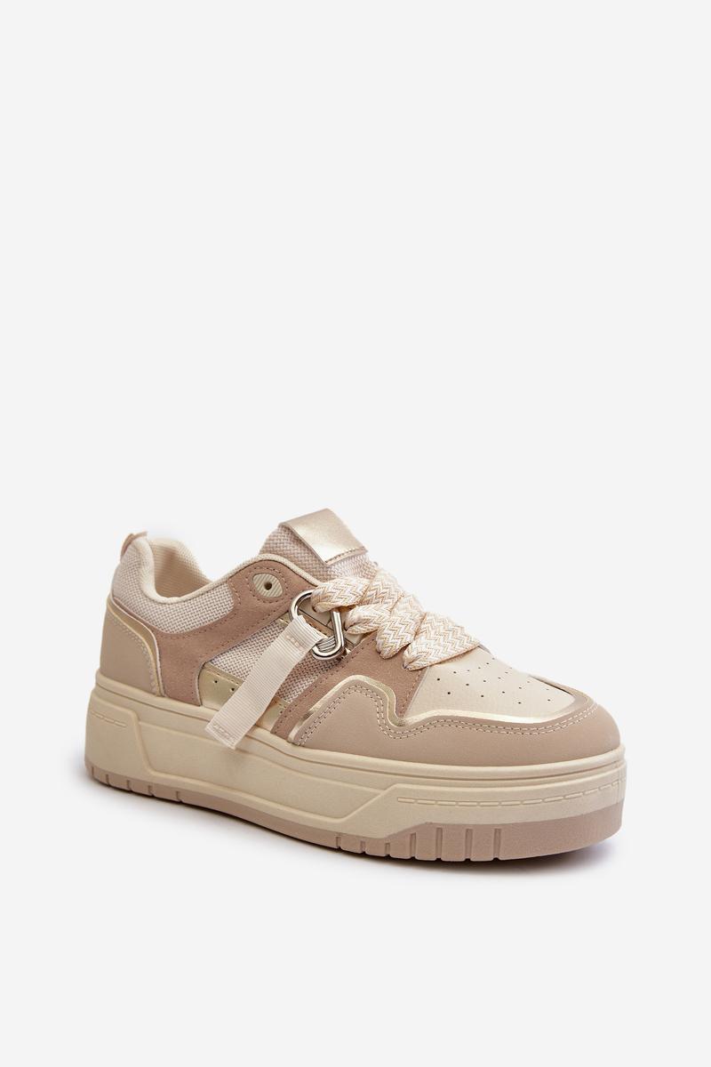 Buty Sportowe Model Moun WX-131 Beige - Step in style - obrazek 2