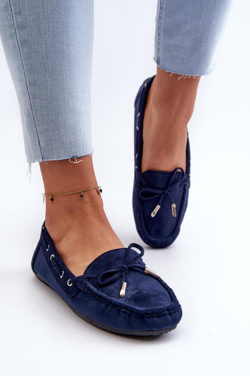 Mokasyny Model Si Passione FT246 Navy - Step in style - obrazek 3
