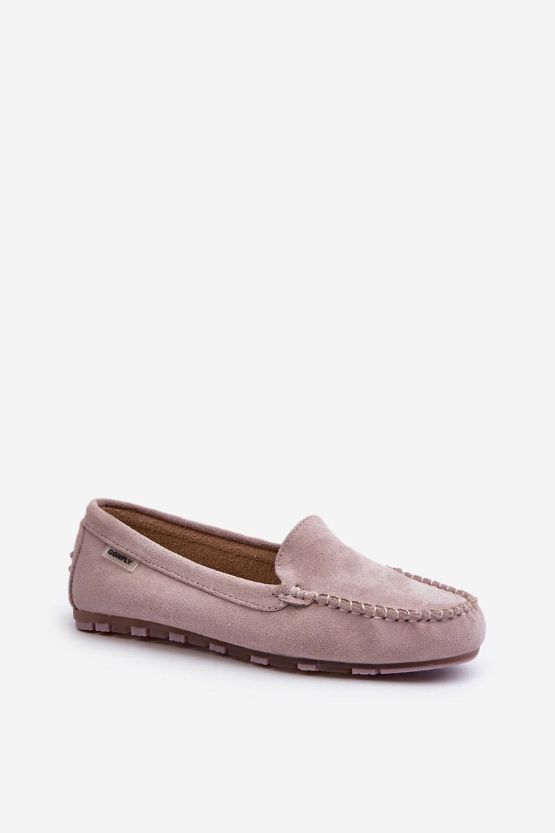Mokasyny Model Amrutia DF937 Violet - Step in style - obrazek 2