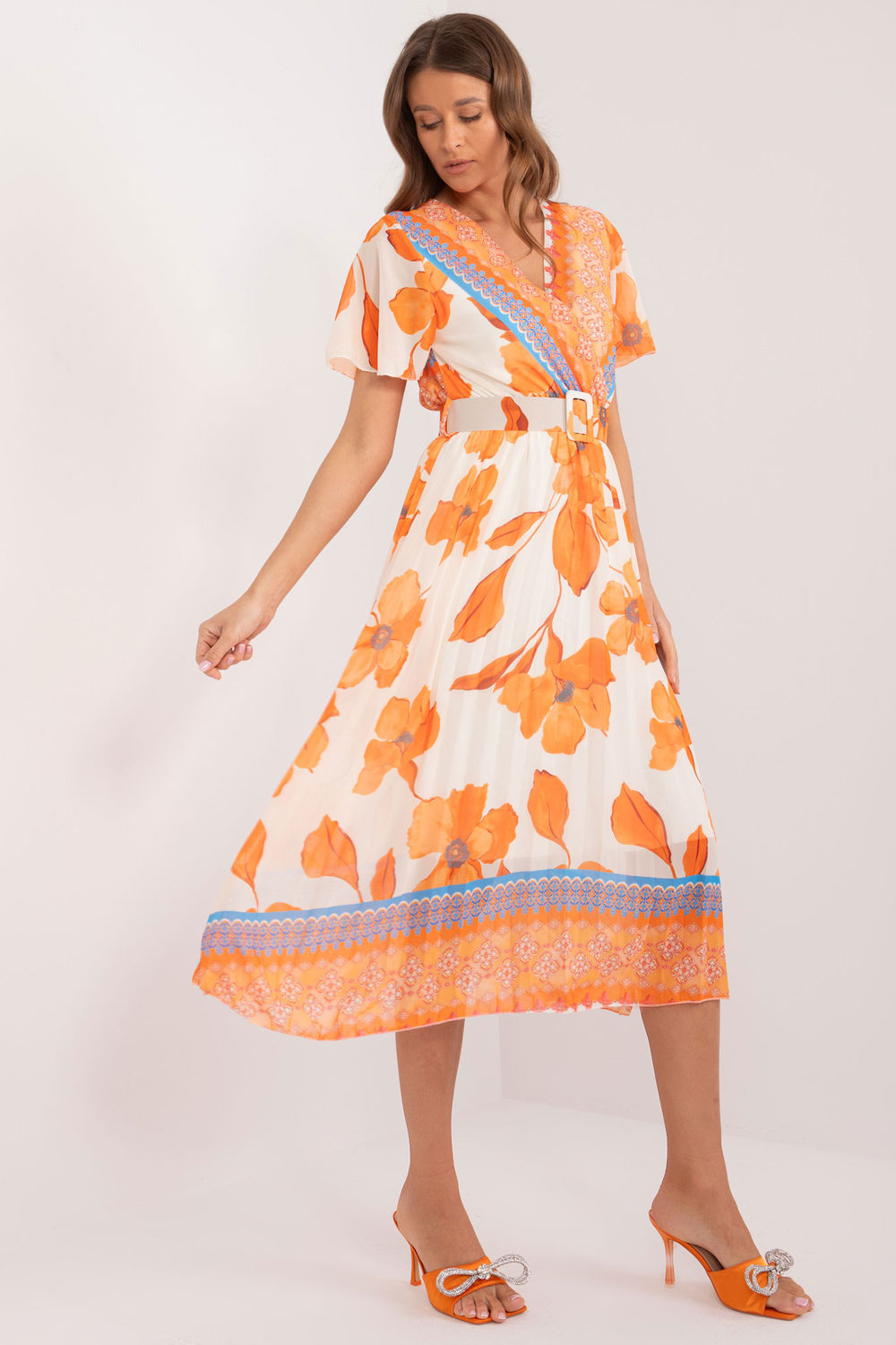Sukienka Model DHJ-SK-11331-5.19 Orange - Italy Moda - obrazek 2