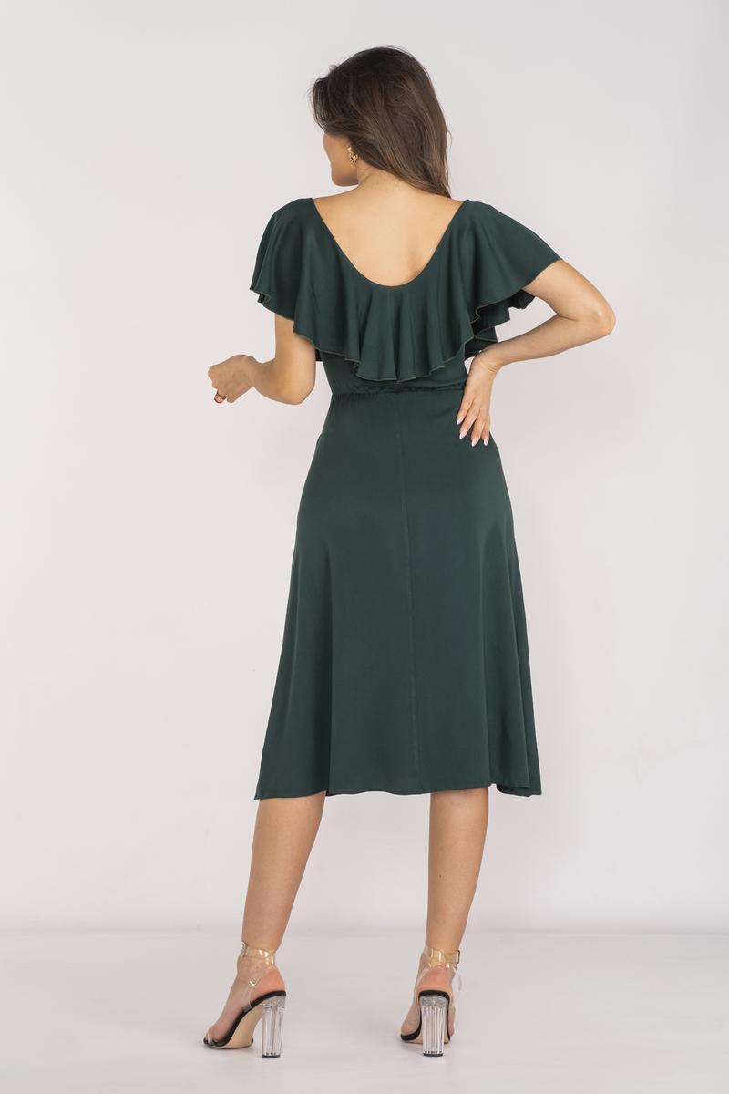 Sukienka Model A659 Bottle Green - awama - obrazek 3