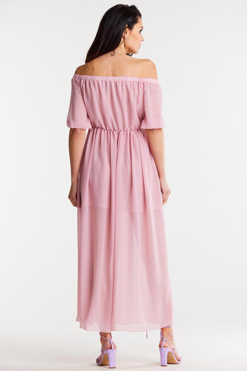 Sukienka Model A515 Powder Pink - awama - obrazek 3