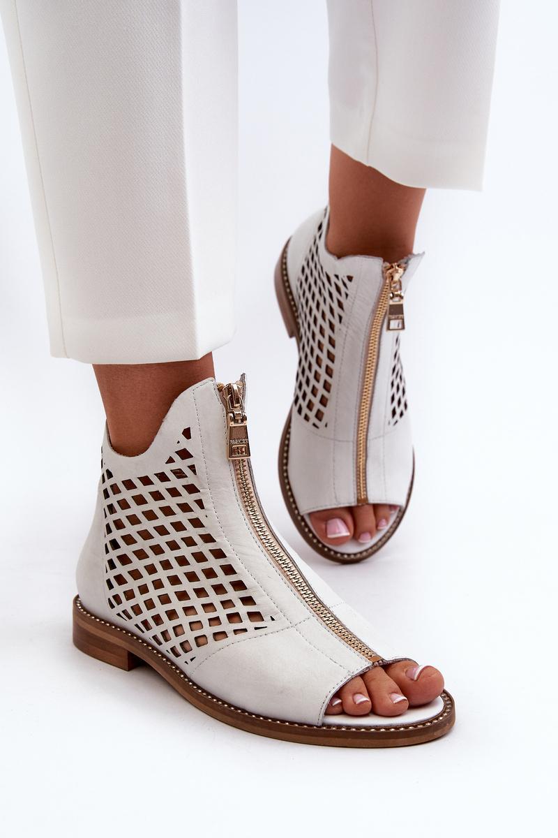 Sandały Model Zazoo 977/L White - Step in style - obrazek 3