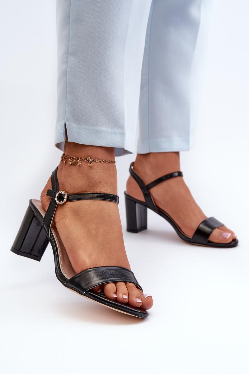Sandały Model Glindra 24SD98-6986 Black - Step in style - obrazek 3