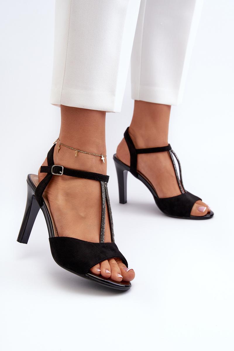 Sandały Model Sergio Leone SK924 Black - Step in style - obrazek 3