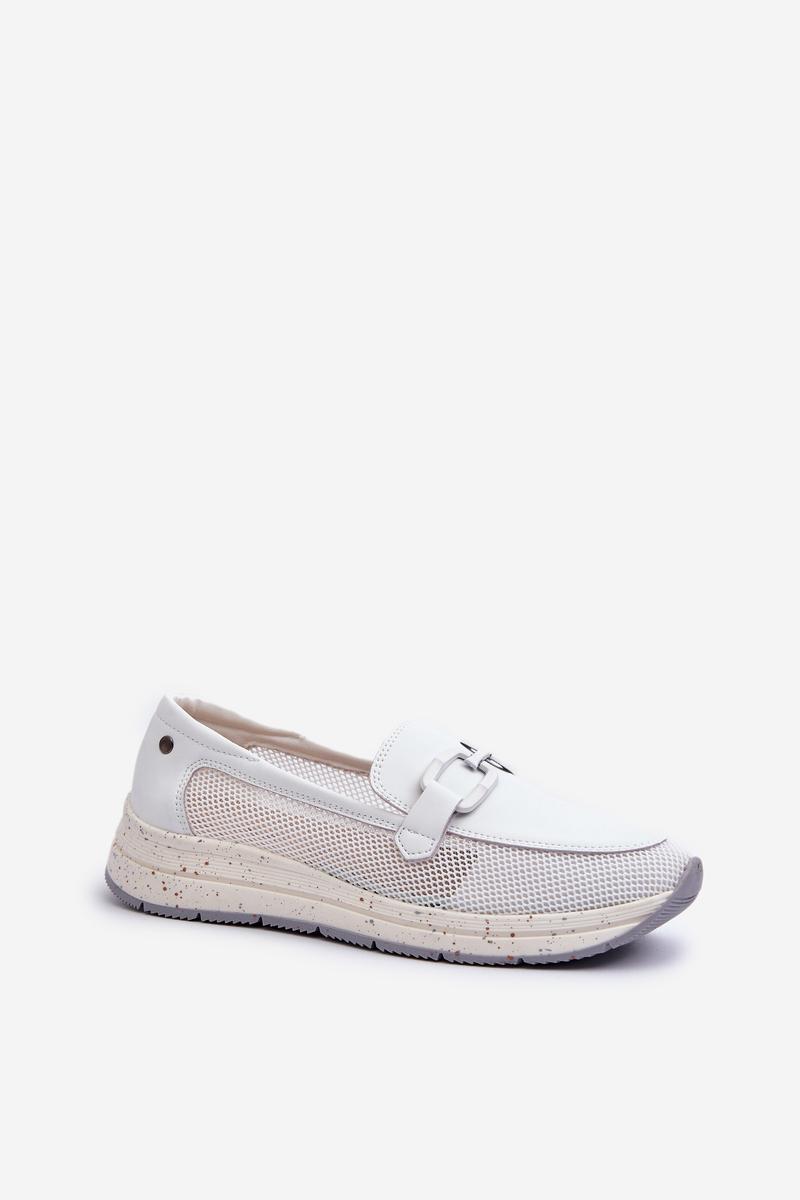 Mokasyny Model DA TW210 White - Step in style - obrazek 2