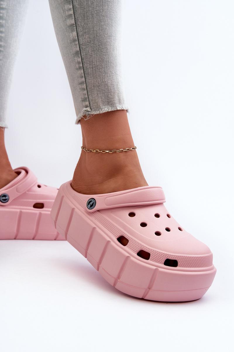 Sandał Klapki Model Itubia 24SD19-7561 Pink - Step in style - obrazek 3