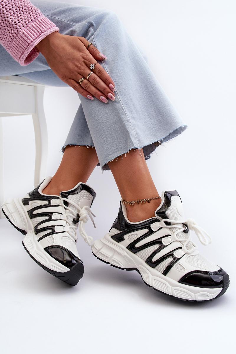 Buty Sportowe Model Ahmani NB633P White/Black - Step in style - obrazek 3