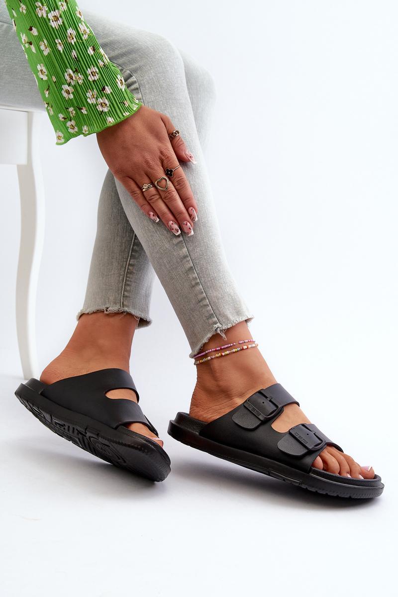 Sandał Klapki Modeli Big Star NN274A750 Black - Step in style - obrazek 3