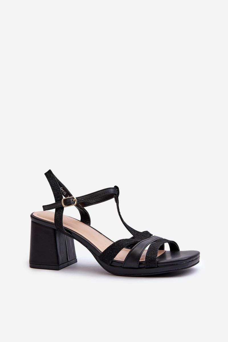 Sandały Model Lyana C-146 Black - Step in style - obrazek 2