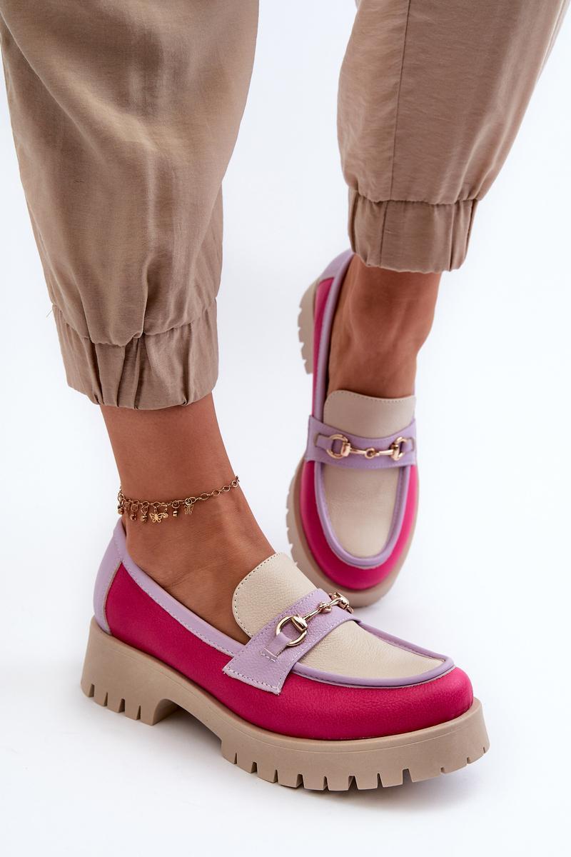 Mokasyny Model Zazoo 3475 Beige - Step in style - obrazek 3