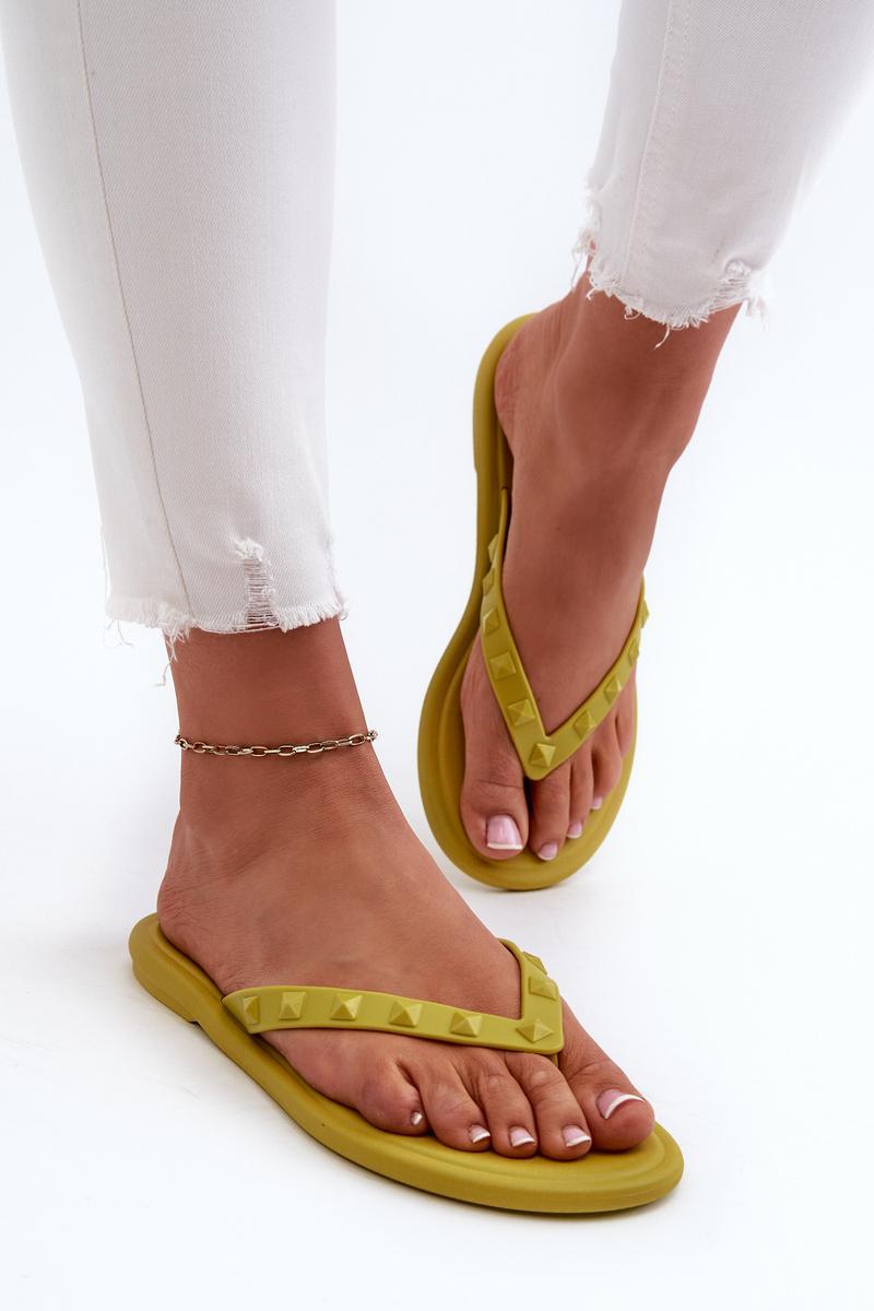 Sandał Japonki Model Zaxy JJ285253 Limonka - Step in style - obrazek 3