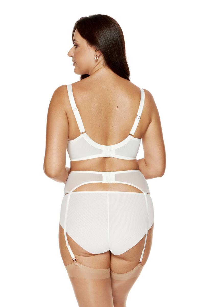 Gorsety, body, pasy Pas do pończoch Model Cherie PPW Cream - Gorteks - obrazek 4