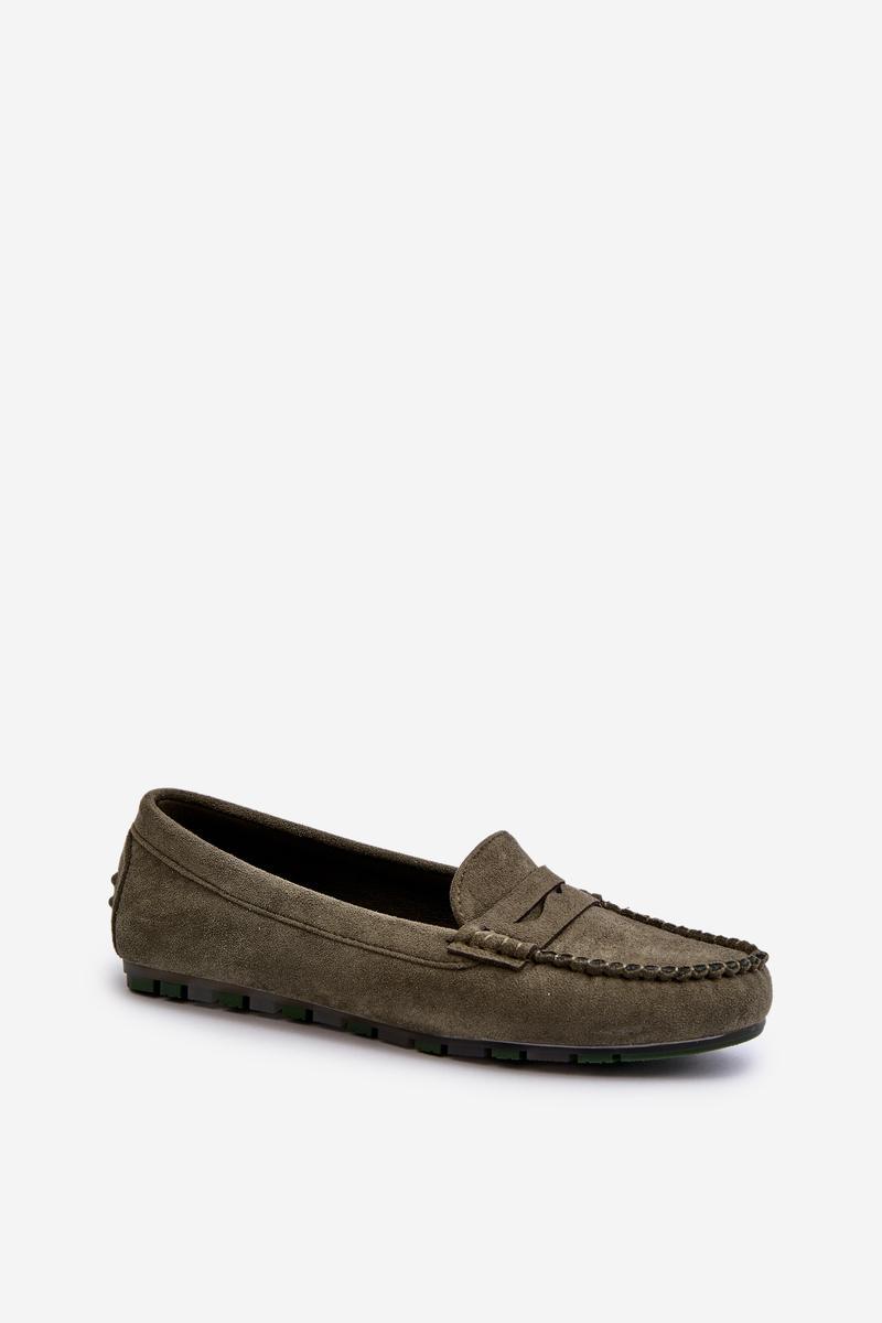 Mokasyny Model Glimris 24PB02-7673 Dark Green - Step in style - obrazek 2