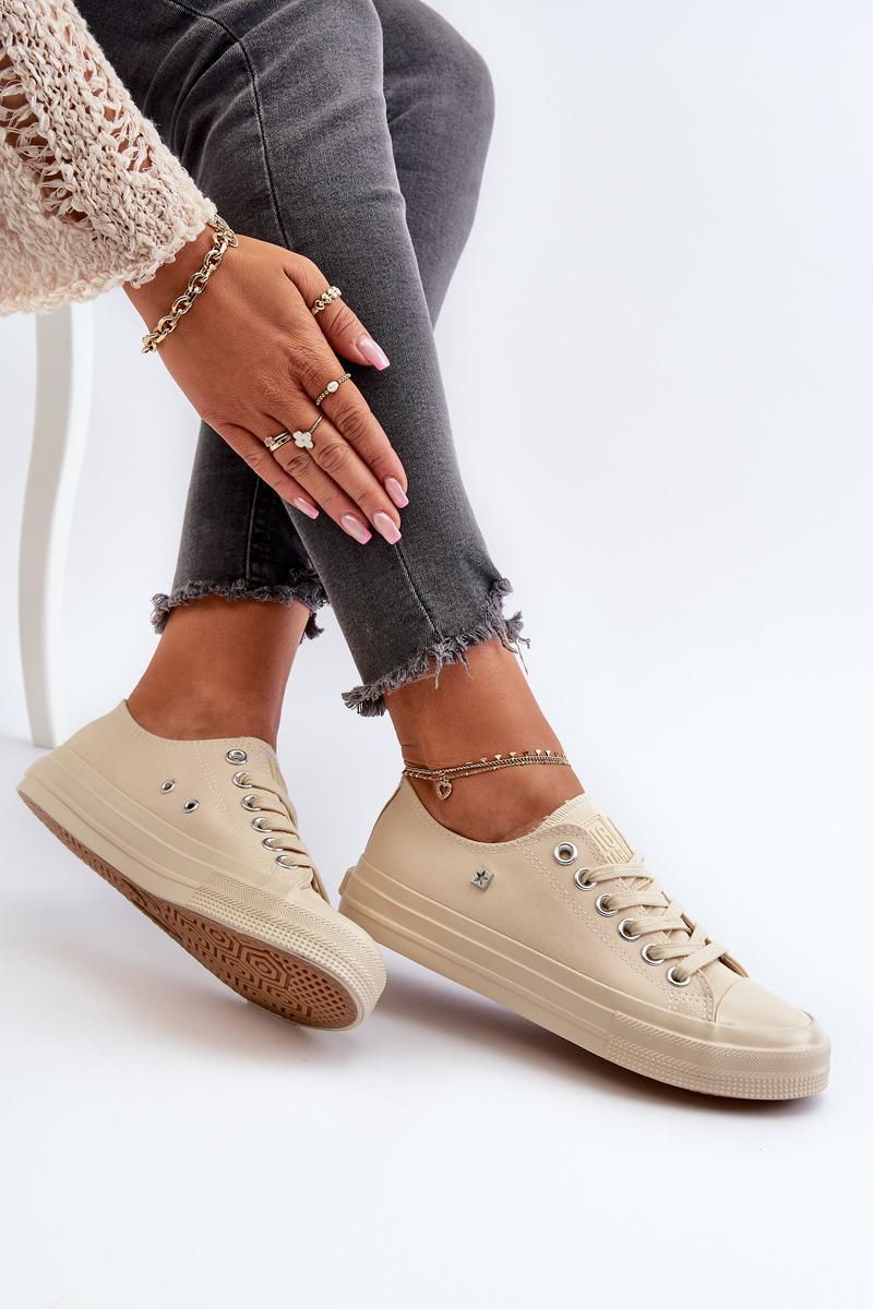 Trampki Model Big Star NN274286 Beige - Step in style - obrazek 3