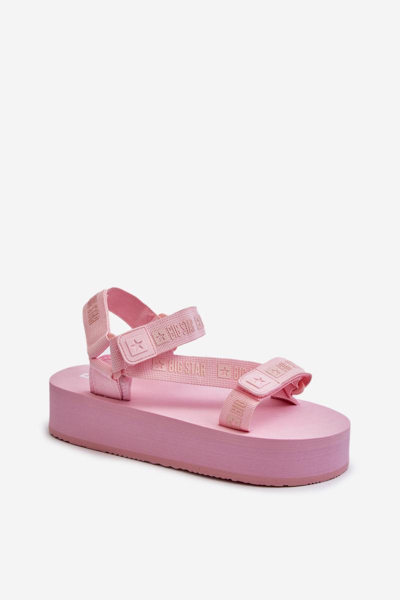 Sandały Model Big Star NN274A529 Pink - Step in style - obrazek 2