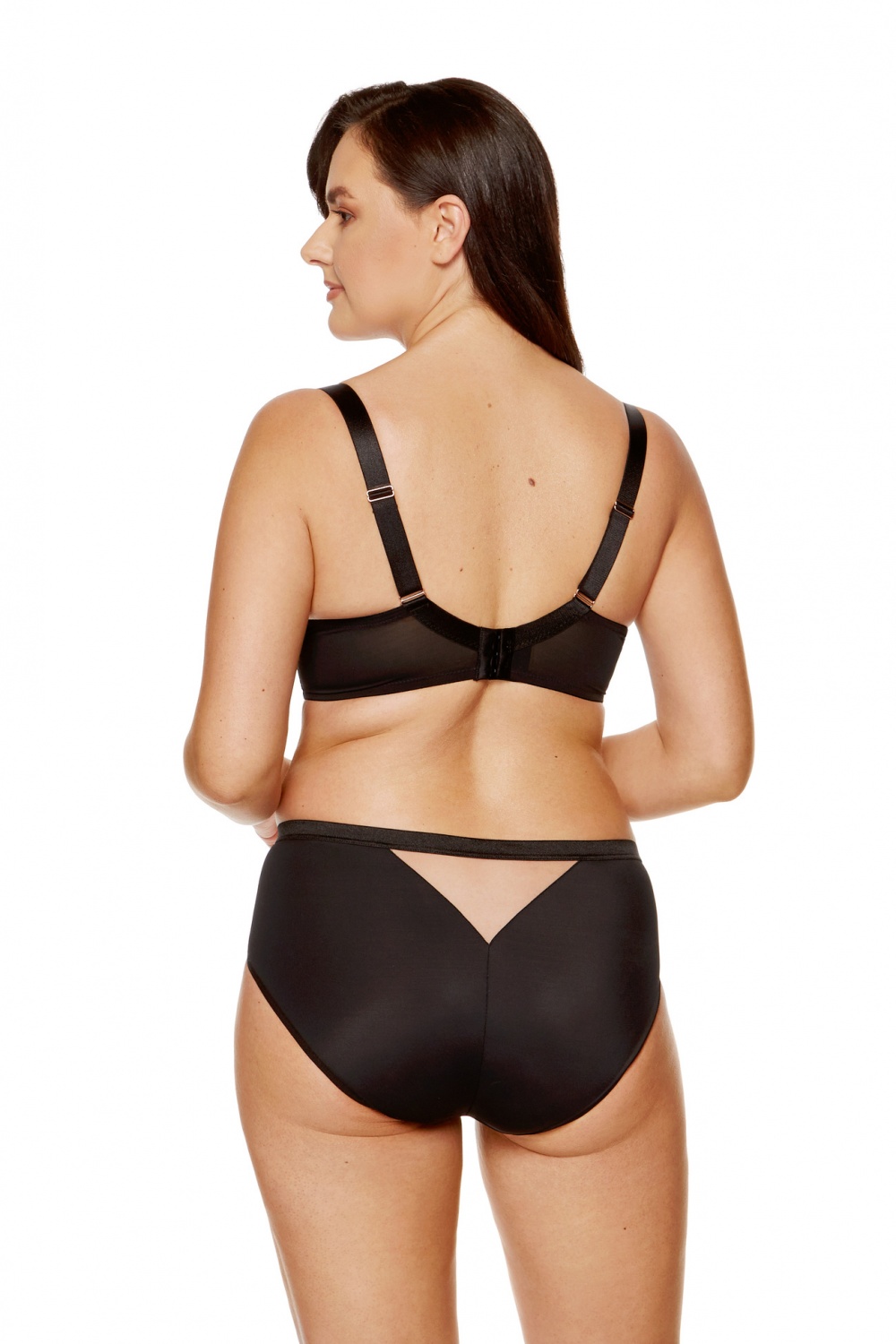 Biustonosz Soft Biustonosz Semi-Soft Model Kala B3 Black/Beige - Gorteks - obrazek 3