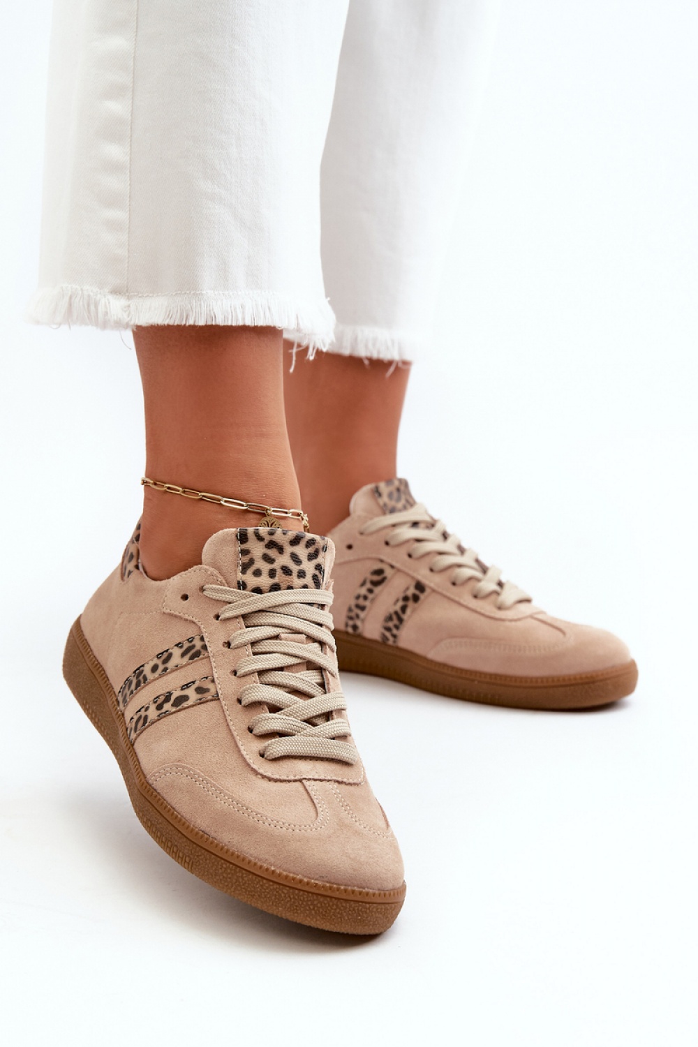 Buty Sportowe Model Zazoo N1068 Beige - Step in style - obrazek 3