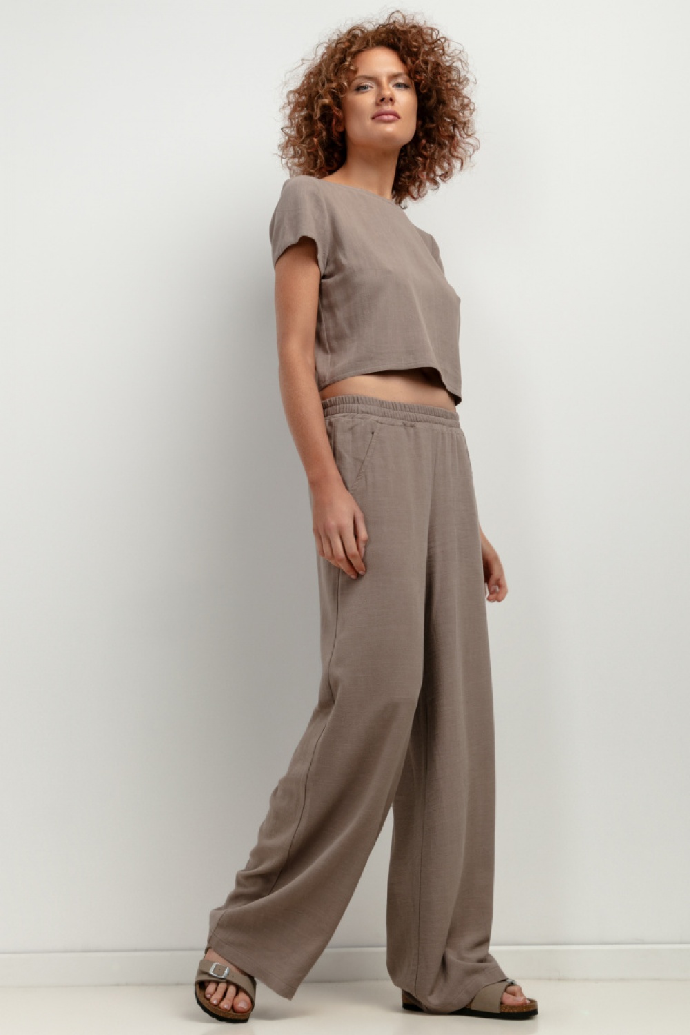 Bluzka Model T401 Mocca - Tessita - obrazek 2