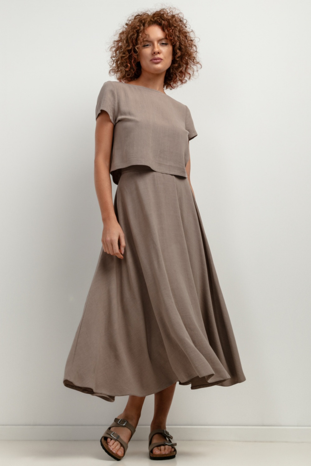 Bluzka Model T401 Mocca - Tessita - obrazek 4