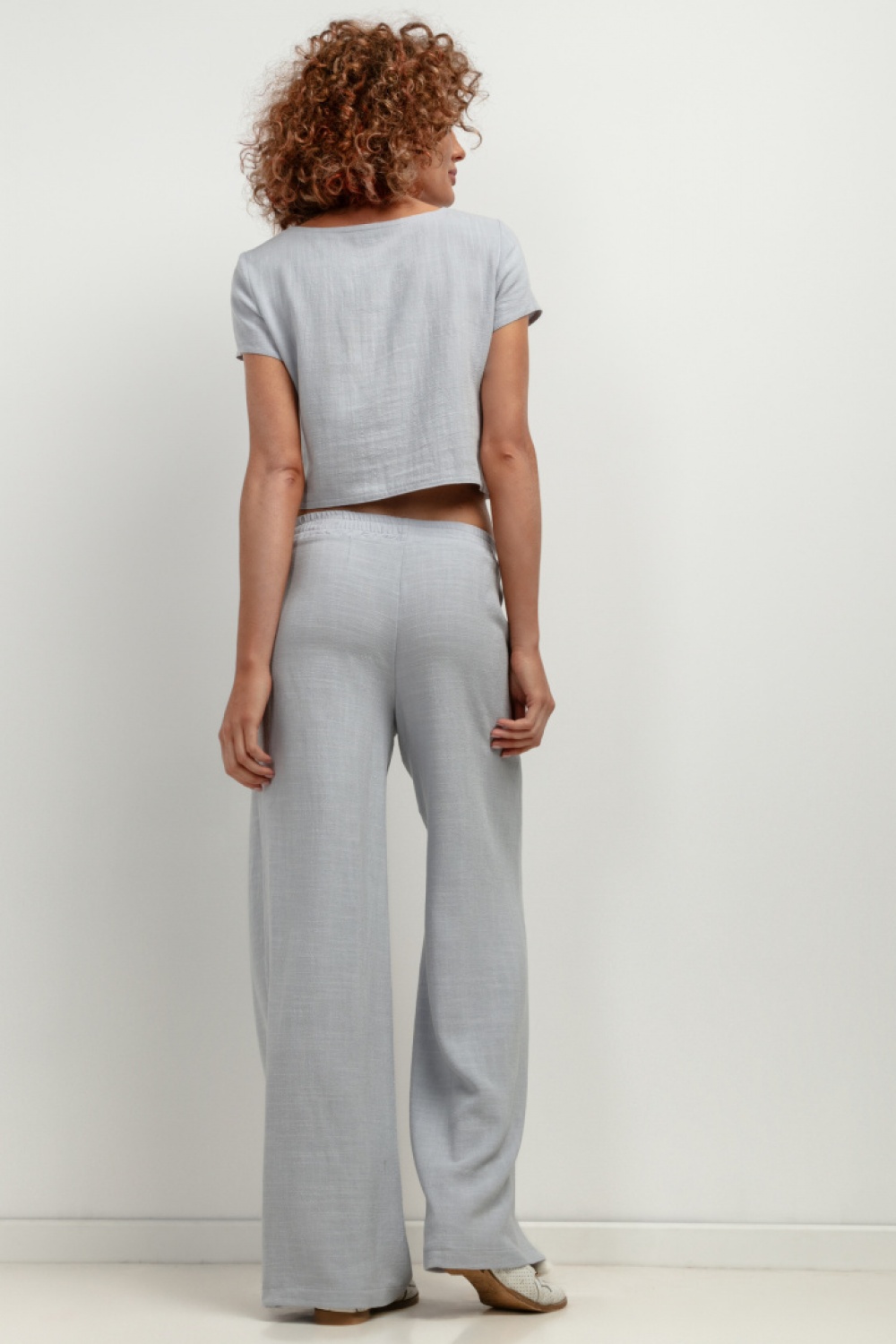 Bluzka Model T401 Grey Melange - Tessita - obrazek 3