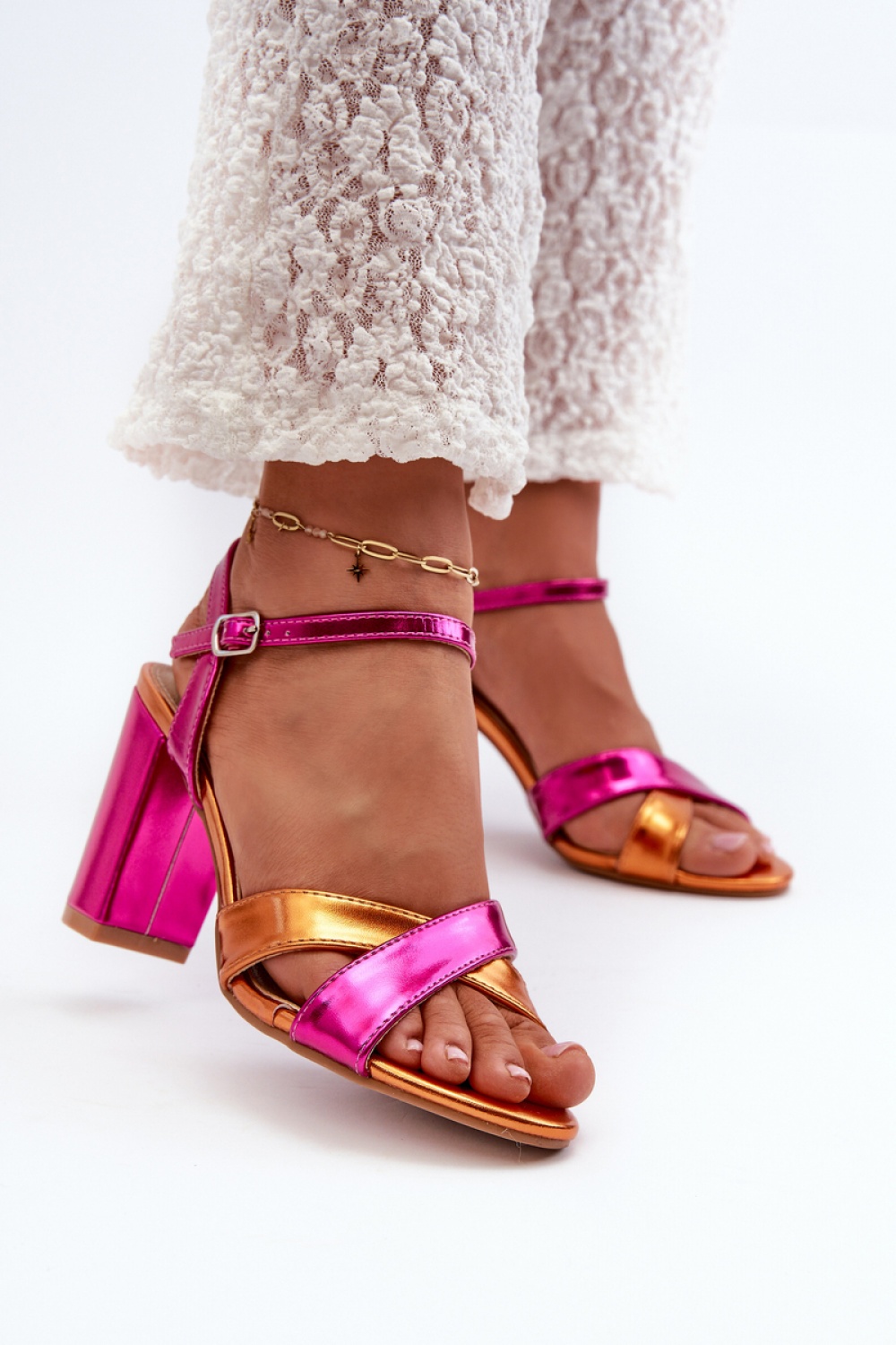 Sandały Model Abilica M366 Fuksja - Step in style - obrazek 3