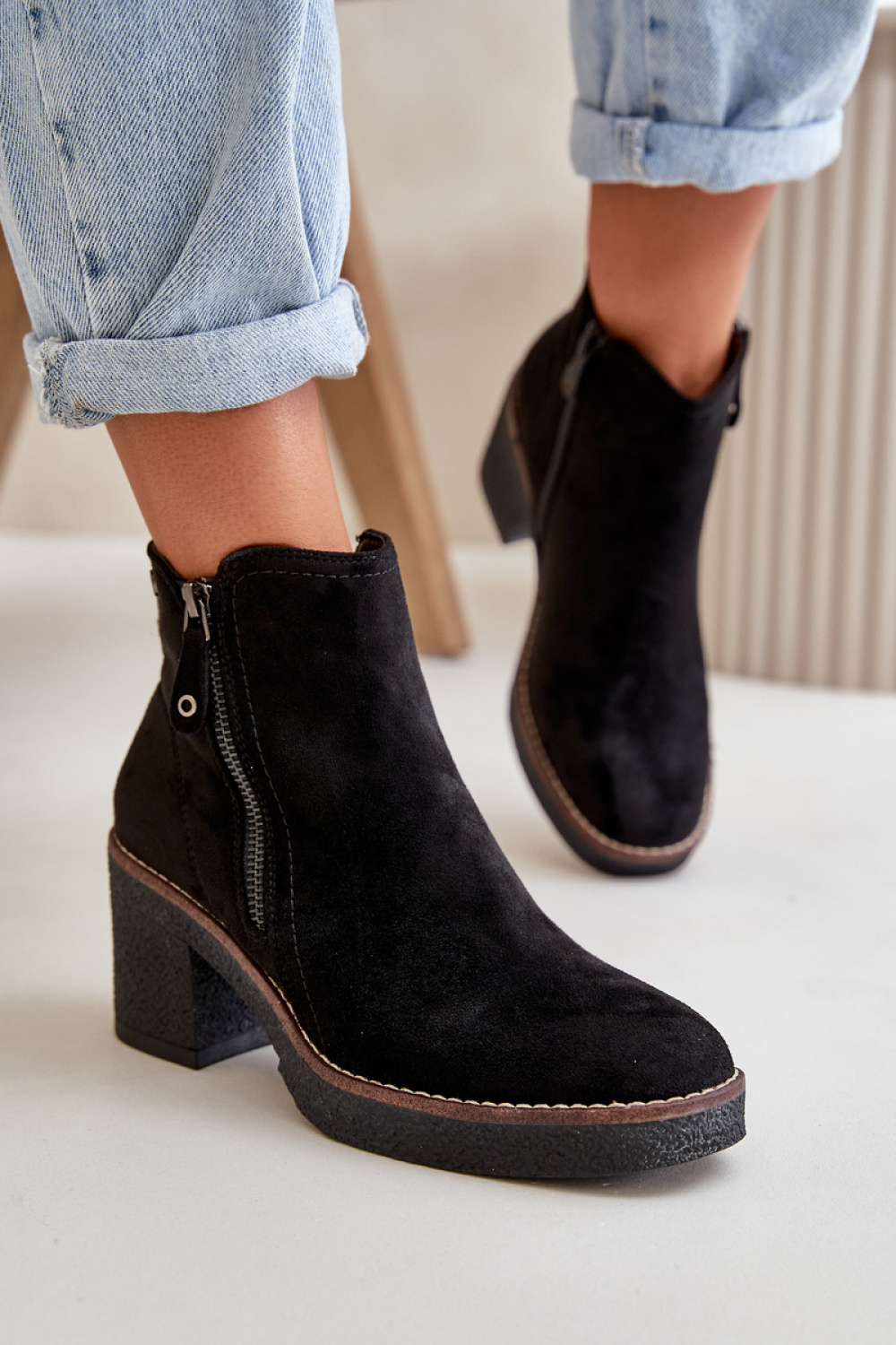 Botki Model Velarilla KE221 Black - Step in style - obrazek 2