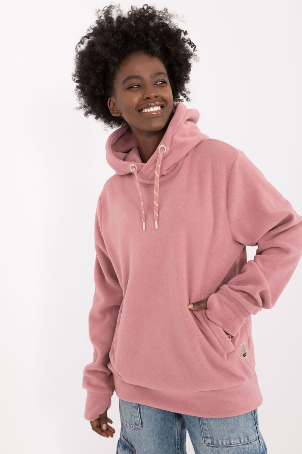 Bluza Damska Model D20005M02627B2 Dark Pink - Sublevel - obrazek 2