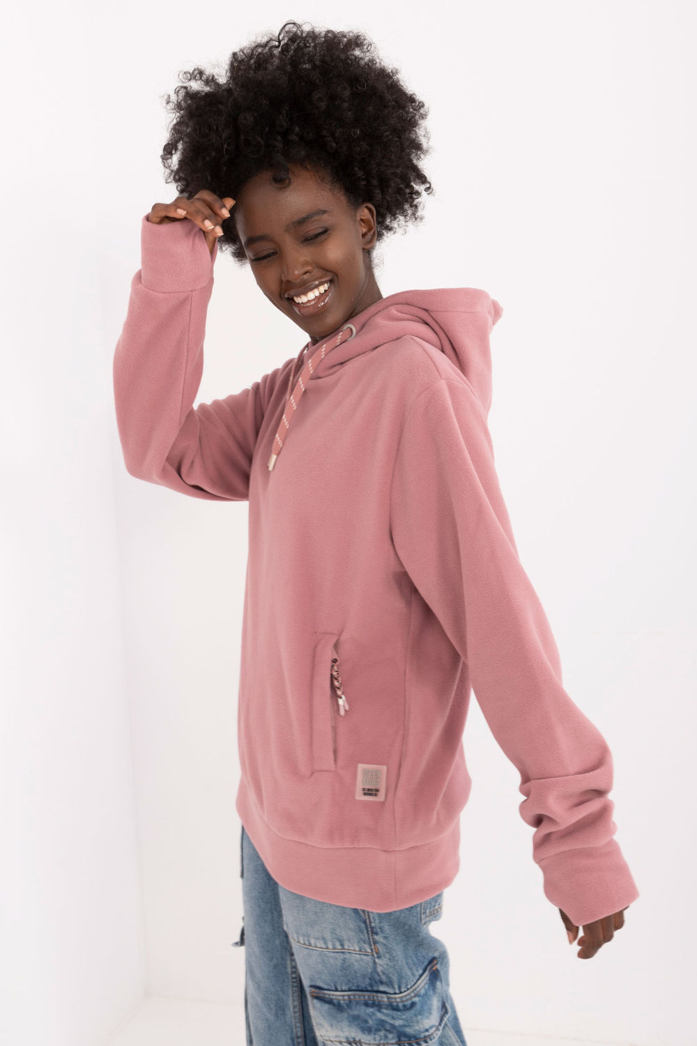 Bluza Damska Model D20005M02627B2 Dark Pink - Sublevel - obrazek 3