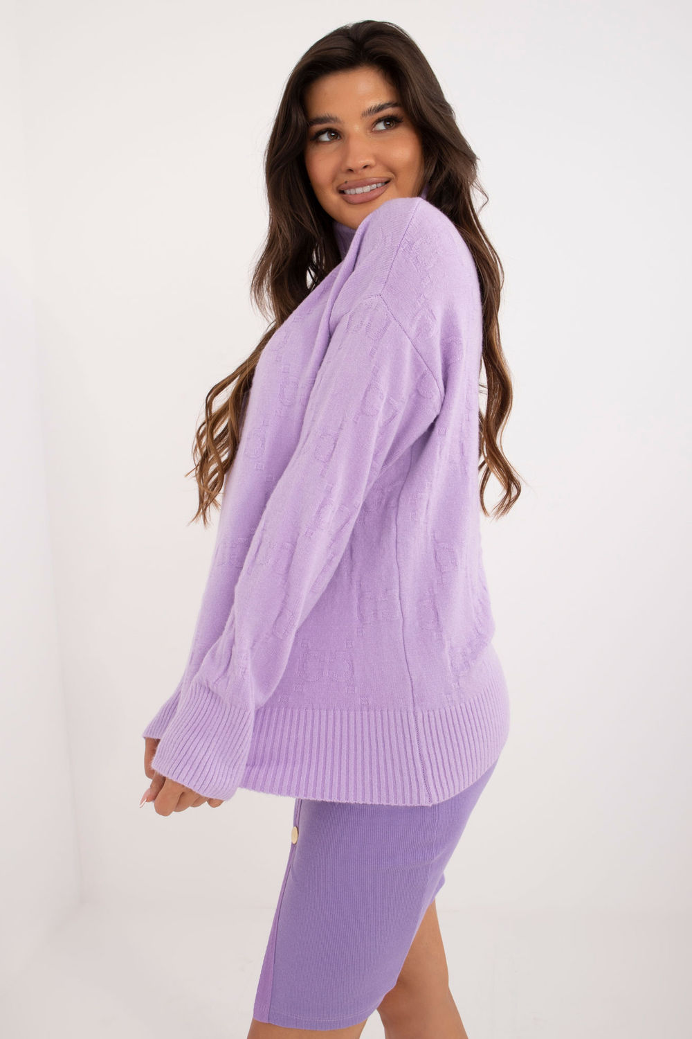 Golf Damski Model AT-SW-2342-1.35 Light Violet - AT - obrazek 2