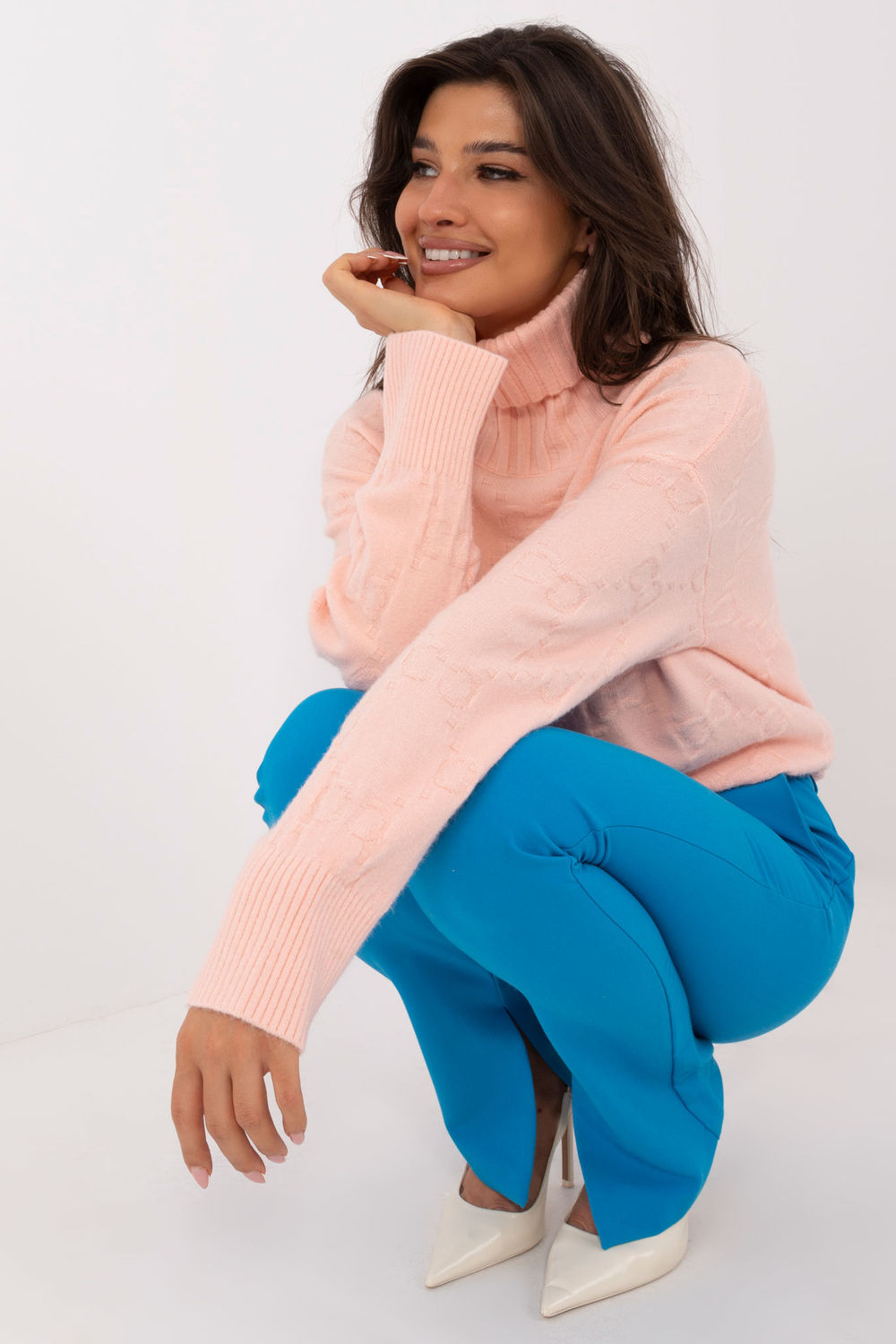 Golf Damski Model AT-SW-2342-1.35 Brzoskwinia - AT - obrazek 2