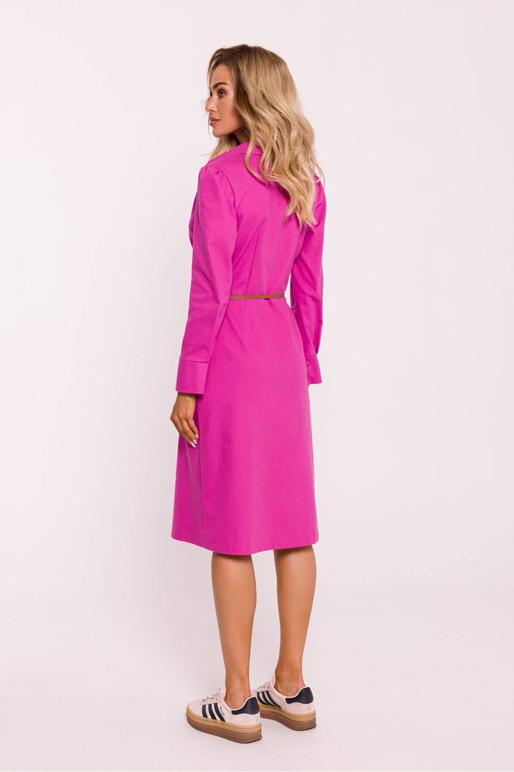 Sukienka Model MOE804 Pink - Moe - obrazek 2