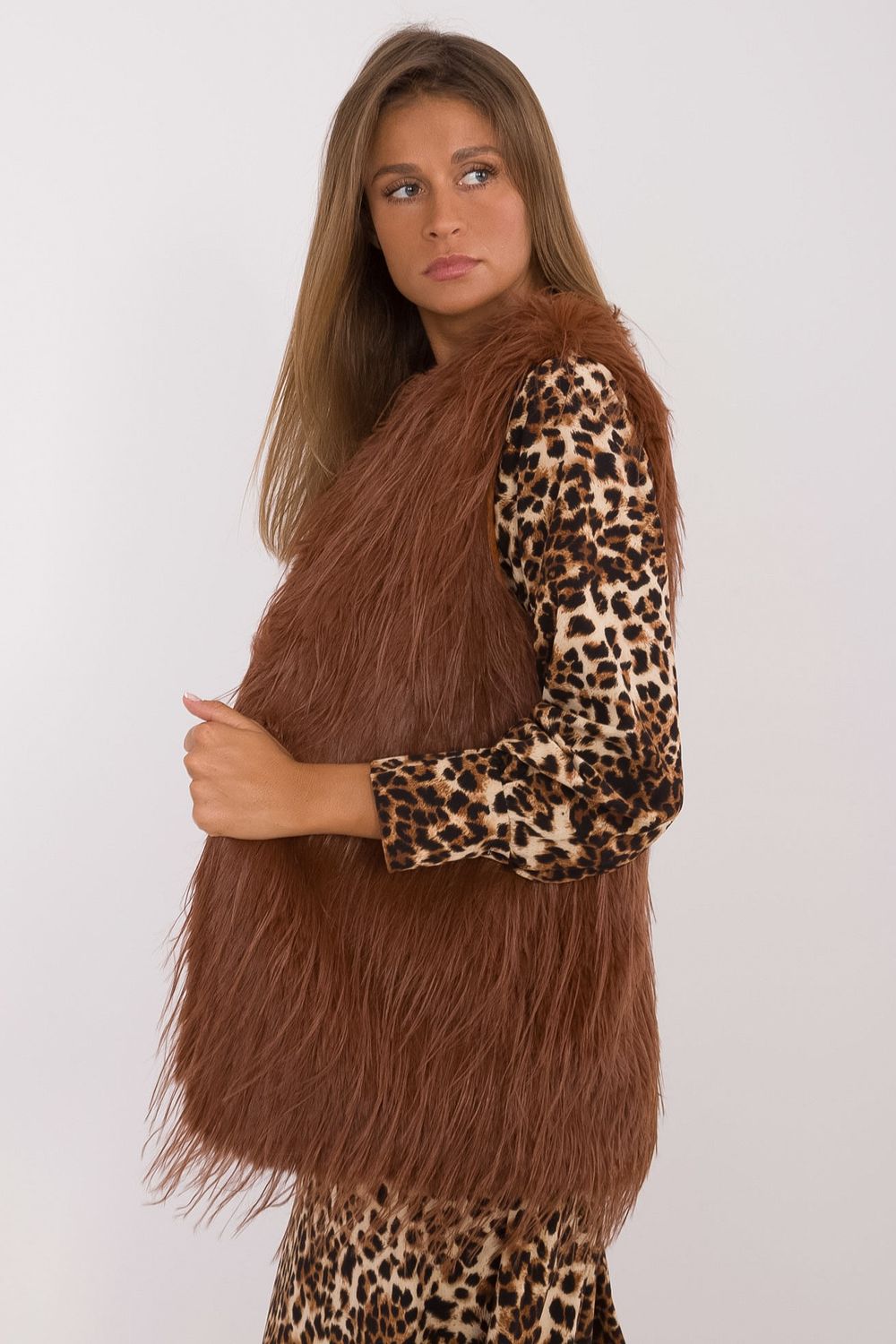 Kamizelka Model AT-KZ-2349-1.18 Light Brown - AT - obrazek 2