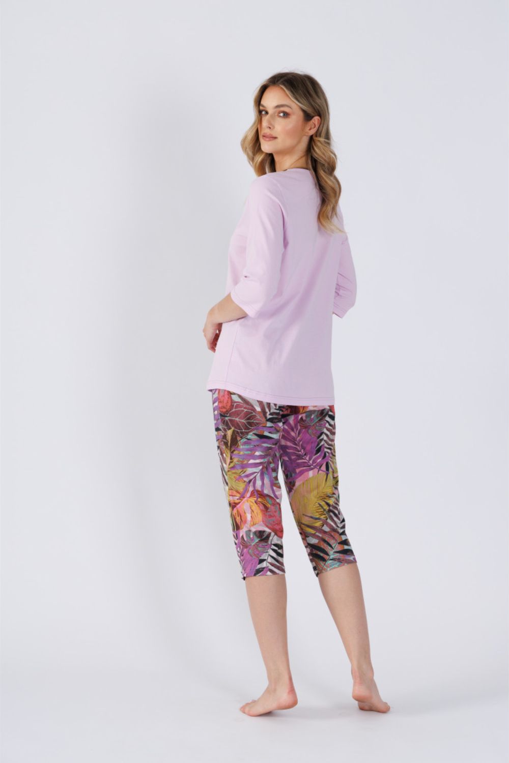 Piżama Damska Model Habika 1493 Lila/Pink - M-Max - obrazek 2