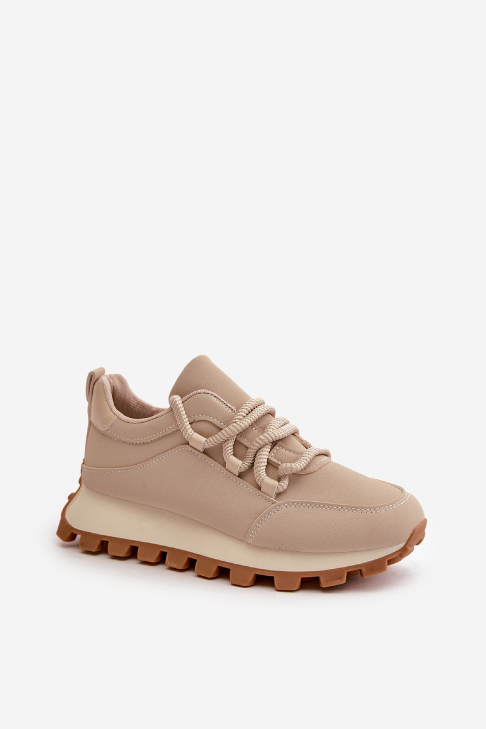 Buty Sportowe Model Riadella 24898 Beige - Step in style - obrazek 2