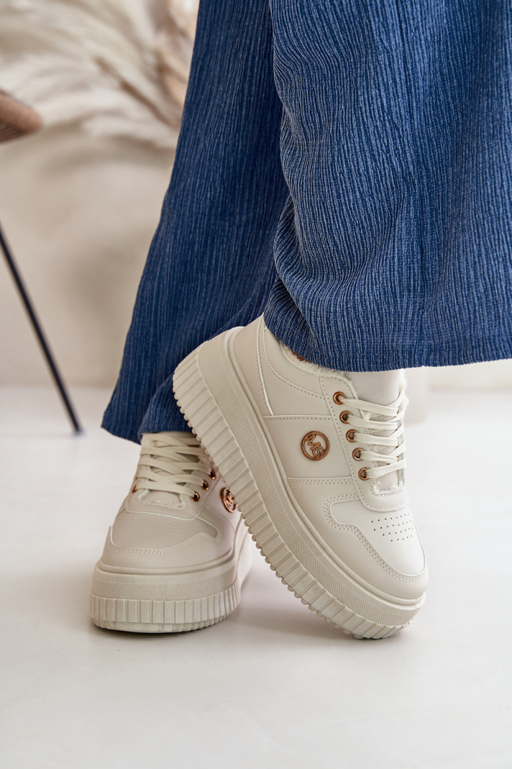 Buty Sportowe Model Verissha TL292-8 Beige - Step in style - obrazek 3