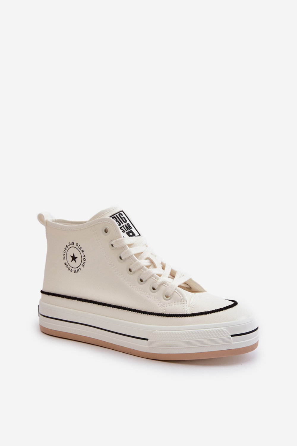 Trampki Model Big Star OO274061 White - Step in style - obrazek 2