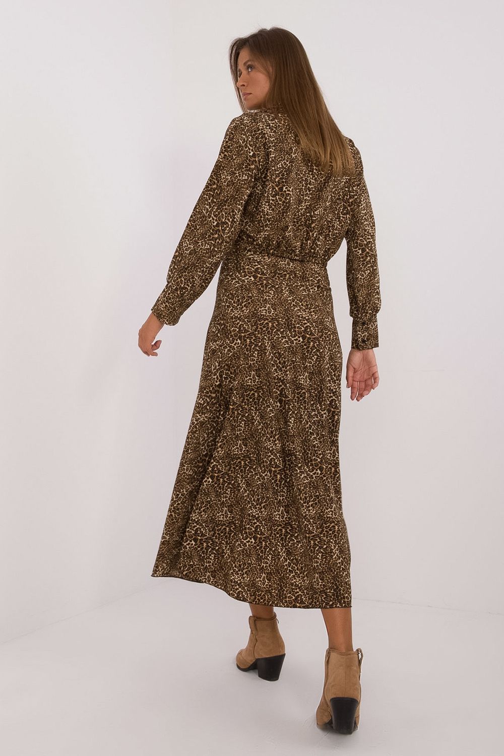 Spódnica Komplet Model DHJ-KMPL-19586-1.53 Dark Beige - Italy Moda - obrazek 3
